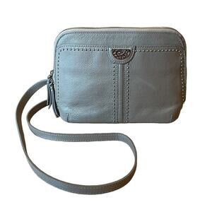 Brighton Crossbody Bag Pretty Tough JoJo Domed Women Purse Gray Studded
